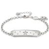 Nomination® - Bracciale Donna Charm Cuore, Collezione Talismani in Argento 925 e Labradorite, Incisione La mia strada possa…, 15,50-19 cm, Elegante, Regalo Donna, Confezione Originale