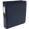 We R Memory Keepers We R - Raccoglitore a 3 Anelli in Finta Pelle, 21,6 x 28 cm, Colore: Blu Navy