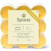 Spaas 10 x 18 Tealight alla Citronella Lemon Breeze, 4.5 Ore, Colore Giallo Chiaro