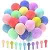 Oamwrae 110 Pezzi Palloncini Pastello, 12 Pollici Palloncini Compleanno, Palloncini Colorati ad Elio, per Decorazioni Compleanno, Baby Shower, Matrimonio