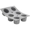 De Buyer Mini stampi in Silicone Elastici, Diametro 5.5, 1856.21D, Grigio, Lunghezza cm 21