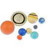 Miniblings 9X Pianeta Figure Gomma Monoblocchi Pianeta Terra, Sistema Solare