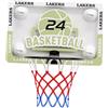 Dickly Canestro da Basket Tabellone Giochi Giocattoli Accessori Pieghevoli Ventosa Supporto da Parete per Compleanno Ufficio Porta Dormitorio Cortile, Adulti