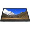 Qukaim Monitor portatile ultra sottile da 15,6 pollici, 1080P FHD IPS Tipo C, monitor per laptop per PC e tablet, display touch screen portatile, leggero, 15,6 pollici, nero
