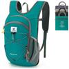 SKYSPER Zaino Pieghevole Leggero da 20L, Zaino da Escursione con Cinturino Pettorale Zaino Ripiegabile per viaggi Zainetto Piccolo per Uomo Donna