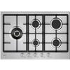 Candy CHG7WL4WTX Acciaio inox Da incasso 74.5 cm Gas 5 Fornello(i)