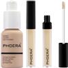 Hilareco PHOERA Fondotinta, correttore liquido PHOERA, copertura naturale, correttore leggero, fondotinta PHOERA fondotinta per donne (102 Nude+102#NEUTRAL, 85 g (confezione da 1))