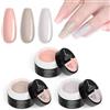 LOPHE Colla Solida per Unghie, 3PCS 15ml Gel per Colla Strass Colla per Tip Unghie Solido, Colla per Unghie Finte Solido Gel per Sculture 3D, Gemme, Unghie Finte(E120+E109+E113)