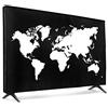 kwmobile Protezione Compatibile con 32 TV - Cover Proteggi-Schermo PC e TV da Interno - Custodia Protettiva Anti-Polvere - bianco/nero