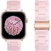 SEURE Compatibile con Cinturino Apple Watch 38mm 40mm 41mm 42mm 44mm 45mm, donne uomini Watch Bracciale colorato in resina di ricambio con fibbia in acciaio inox per Serie SE/8/7/6/5/4/3/2/1