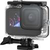 Lupholue Custodia subacquea trasparente impermeabile da 60 m con 3 filtri e 12 inserti antiappannamento Compatible with GoPro Hero 12 11 10 9