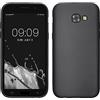 kwmobile Custodia Compatibile con Samsung Galaxy A5 (2017) Cover - Back Case Morbida - Protezione in Silicone TPU Effetto Metallizzato grigio metallizzato
