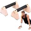 Salyeeluly 2 Pezzi Parallele Calisthenics | Manici a Spinta in Legno | Maniglie Push up Bar | Barre Parallele da Palestra | Push up, Barre di parallette per la Palestra di casa Ginnastica