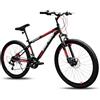 GERONI S.T.S. Bici bicicletta MTB Magnum 26'' Pollici ammortizzata cambio a 21 velocita' Mountain Bike freni a disco