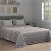 Dorian Home - Trapuntino Leggero Matrimoniale 260x270 100% Puro Cotone Morbido Certificato Traspirante, Copriletto Estivo e Autunnale Trapuntato Ideale 4 Stagioni, Trapunta Primaverile Mezza Stagione