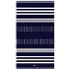 Tommy Hilfiger, Telo Mare o Piscina Fouta con frange in Puro Cotone Jacquard 90x170 cm Breton