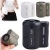 Generic Ventaglio portatile da vita, mini ventilatore da vita con clip sulla cintura sotto la camicia, 3 velocità, forte flusso d'aria indossabile, ventilatore personale ricaricabile per esterni, campeggio