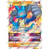 Friki Monkey Carte Pokemon giganti promozionali, carta GX, VMAX, EX, Vstar o V, carta Jumbo taglia XXL, box promozionale, prodotto ufficiale, lingua Inglese (Lucario Vstar SWSH214)