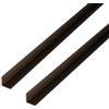 Alberts 498818 - Profilo angolare, in alluminio, color bronzo anodizzato, 1000 x 30 x 30 mm, set da 2