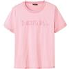 Desigual Maglietta da Donna a Maniche Corte T-Shirt, Colore: Rosso, XL
