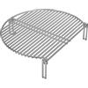 onlyfire Griglia di Cottura Espandibile in Acciaio Inox per Griglie a carbonella e in Ceramica, Griglia di Riscaldamento per Large Big Green Egg, Weber Kettle Grill, Kamado Joe Classic