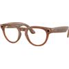 ray ban stories Occhiali da Sole Ray-Ban Wearable RW4009 HEADLINER 6706MF Caramello