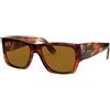 Ray Ban Occhiali da Sole Ray-Ban RB2187 NOMAD 954/33 Striato Havana