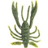 Berkley Gulp! Saltwater Crabby; esca realistica in plastica morbida per la pesca in acqua salata con profumo Gulp! Profumo; attrezzatura versatile per la pesca in mare aperto e in barca; 5 cm, verde