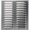 Steinberg14 Griglia di Ventilazione Rettangolare 260x280 mm - Griglie di Aerazione in Metallo Acciaio Inox - Serranda di Scarico dell'aria con Zanzariera - Bocchetta Interna a Parete e a Soffitto