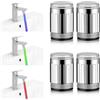 Vegena Rubinetto LED colorato 4 pezzi 3 colori sensibile alla temperatura per bagni e cucina