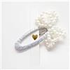 Yuko B. YUKO B - Fermaglio per capelli Milena bianco - Fermaglio per capelli per bambini, accessori per capelli