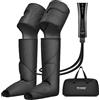 FIT KING Pressoterapia per Casa, Massaggiatore Gambe, Circolazione Sanguigna, Allevia Dolori Muscolari, Ideale per Ufficio, Anziani e Sportivi (Piedi, Polpacci e Cosce)