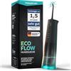 happybrush Irrigatore orale - Vincitore del test* - 100 giorni di prova - Flosser d'acqua senza fili per pulizia dei denti e spazi interdentali - Irrigatore efficace per una sana igiene orale