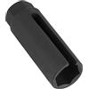 DAYUAN Bussola per sensore di ossigeno da 3/8 Square Drive x 22 mm con ampio ritaglio laterale per prevenire danni ai fili, strumento di rimozione auto moto