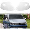 JinsenTGG 1 Paio Calotte per Specchietti Retrovisori Auto per VW T5/T6/Transporter Caravelle 2010-2019, Calotte per Specchietti Retrovisori Esterni, Alloggiamenti per Specchietti Esterni Lucide (Bianco)