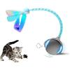 NEOVSUNY Giochi per Gatti, Palla Giocattolo Elettrica, Palla Magica per Cani, Giocattolo Interattivo per Cani, Gatti in Casa Intelligente Rotolante Automatica Cat Toy Ball Con 3 Modalità