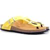Grunland CC4015 GIALLO infradito eco pelle con fodera in tessuto e sottopiede scamsosciato (numeric_40)