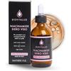 Biovitalize Siero viso Niacinamide 10% con Aloe Vera e Hamamelis BIO Antimacchia ad alta concentrazione. Indicato per Acne, pelle impura, grassa o con discromie. 50ml in vetro Ambrato