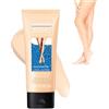 SIONUE Trucco per Gambe Impermeabile, Lozione Per Il Trucco Delle Gambe, Crema Colorata Gambe, Crema Coprente Capillari Gambe, Fondotinta Impermeabile per Coprire Cicatrici (1#)