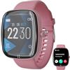 TECHMADE Smartwatch Buytech Gamma Uomo Donna, 1.83 Display, Orologio digitale con Chiamate Bluetooth, 80 modalità sport, Monitoraggio Frequenza Cardiaca SPO2 e Sonno. iOS e Android (Rosa)