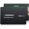 RONGSHU 256GB SATA SSD 2.5'' Unità a Stato Solido Interna, SATA III 6 Gb/s con Velocità di Lettura Fino a 550 MB/s, 3D NAND SSD Interna, Ideale per L'aggiornamento di Laptop, PC e Desktop (RS550)