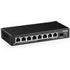 MokerLink Switch gestito a 8 porte da 2,5 Gigabit con slot SFP+ 10 G, 8 porte Base-T da 2,5 G compatibile con 10/100/1000 Mbps, Mini Size Metal Web Managed Network Switch senza ventola