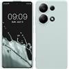kwmobile Custodia Compatibile con Xiaomi Redmi Note 13 Pro 4G Cover - Back Case per Smartphone in Silicone TPU - Protezione Gommata - menta freddo
