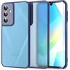 MIKULLE Cover per Samsung Galaxy A16 5G / 4G con 1 Pezzi Pellicola Vetro Temperato,Opaca Traslucida Hard PC e Silicone TPU Bumper Case Morbido Slim Antiurto AntiGraffio - Blu