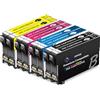 MEGOFFICE Cartucce inchiostro Compatibile con WF7830 WF7840 WF3820 W4830 8-Pack