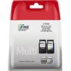 YesInk PG-545XL CL-546XL Cartucce di ricambio per Canon 545 546 Canon PG-545 CL-546 Canon 545 546 Multipack per Canon Pixma MX495 MX490 iP2850 (1 x nero, 1 x tricolore)