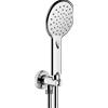 BOSSINI - AGUA LIFE kit supporto fisso con presa acqua, duplex e flessibile a scelta - C12004/C12009 : Flessibile - Flessibile ottone doppia aggraffatura - A03045
