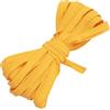 Aerzetix - C77228 - Nastro bordatore 9 Metri x 10mm - in Cotone - Colore Giallo Anatra - passamaneria gallone Abbigliamento Cuscini trapunte
