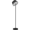 Outsunny Lampada da terra esterna LED RGB solare senza fili, lampada LED da esterno, con batteria ricaricabile tramite USB, luminosità regolabile, luce bianca calda e colorata, nero