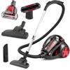 AG 3000 Aspirapolvere Senza Sacco - Aspirapolvere - Resistente ai Pelo degli Animali - Aspirapolvere Senza Sacco - Adatto per Pelo di Animali - 900W - Potente Aspirazione - Rosso